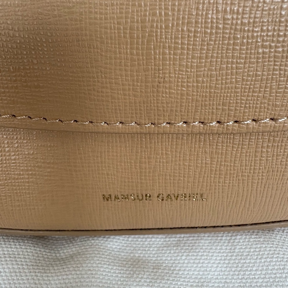 NWOT Mansur Gavriel Mini Classic Leather Saddle Crossbody Bag - Picture 8 of 10